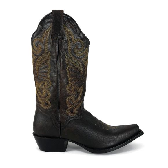 JB Dillon Shoes - JB Dillon Leather Brown Western Cowboy Boots